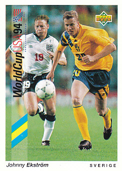Johnny Ekstrom Sweden Upper Deck World Cup 1994 Preview Eng/Ger #190